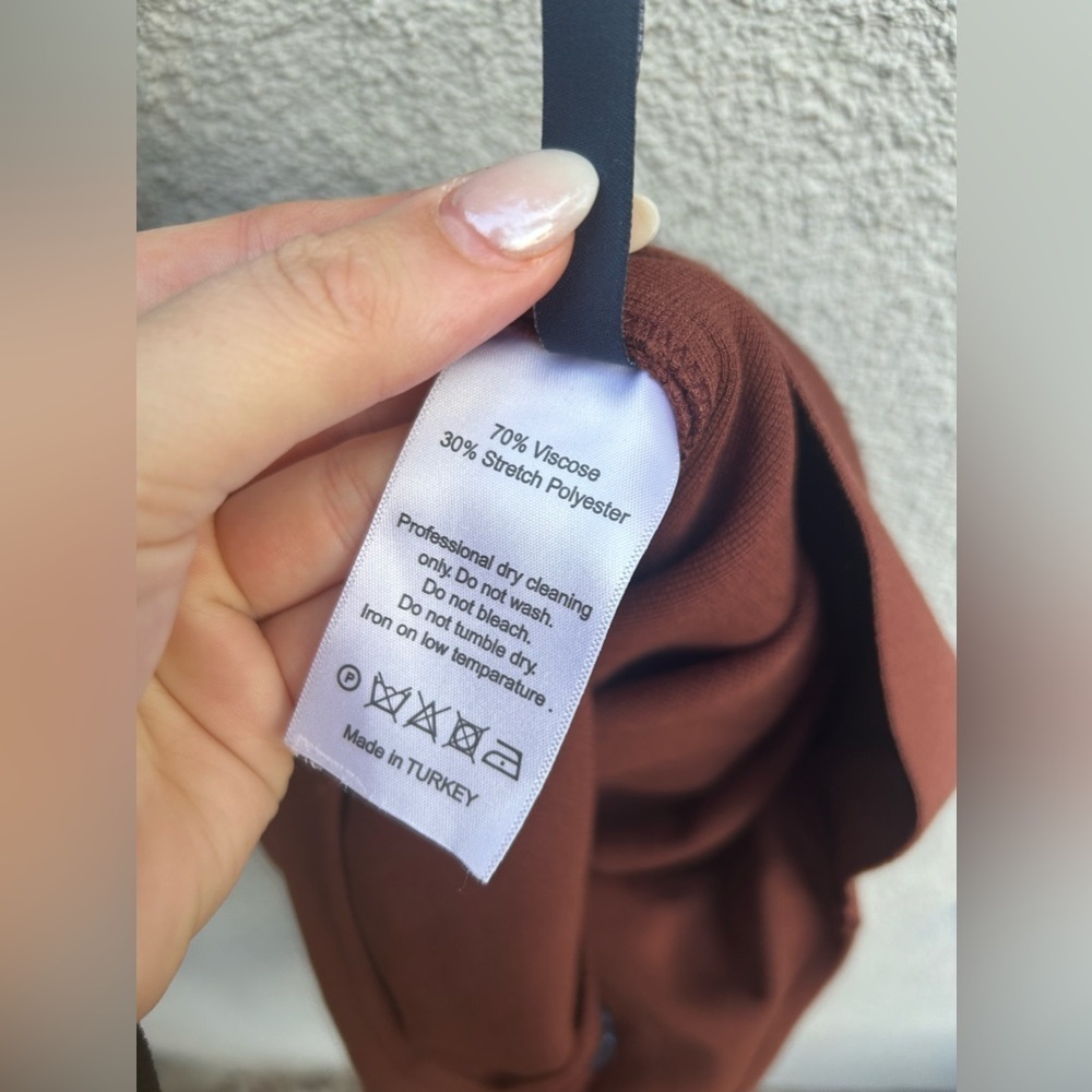 ZEYNEP ARÇAY Chain Knit Mini Dress - Brown - Picture 7 of 8